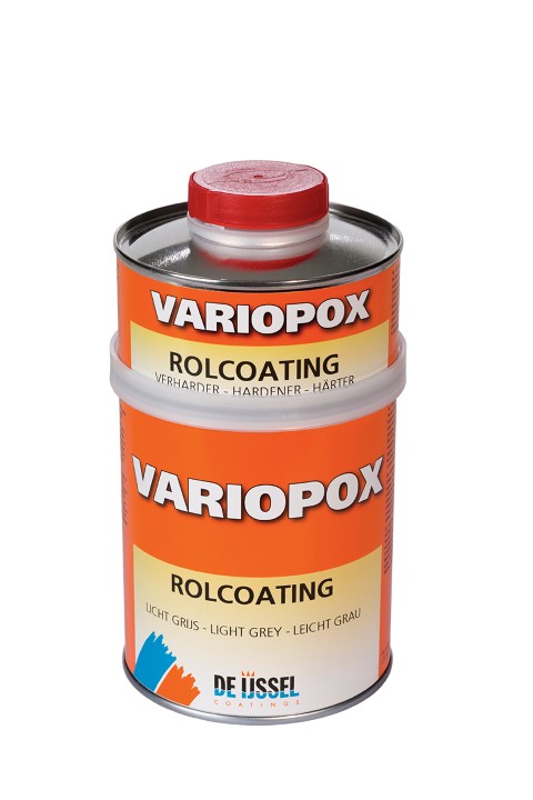 De IJssel Variopox Rolcoating lichtgrijs 750ml of 5kg set