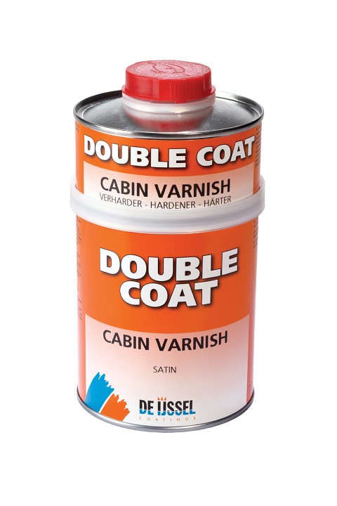 De IJssel DD Double Coat Cabin Varnish transparante watergedragen zijdeglans interieurlak set 750 ml