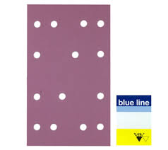 SIA Blue Line 1950 Siaspeed Rechthoek 81x133 schuurpapier Sheet met 14 gaten 50 stuks - PROMO 5=6