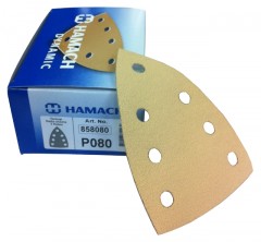 Hamach Dynamic Delta schuurpapier klittenband Sheet met 7 gaten 50 stuks