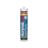 SOUDAL sneldrogende 10-minuten anti-crack acrylaatkit Acryrub CF2 overschilderbare acrylaatmastiek 310 ml wit - aantrekkelijke staffelprijzen