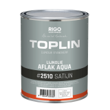 TOPLIN #2510 AQUA AFLAK SATIJN (voorheen Aquamarijn LINOLUX ZIJDE zijdeglansverf of Aqualin) watergedragen vochtregulerende zijdeglans aflak + GRATIS MOTAS.NL katoenen tas (zolang de voorraad strekt)