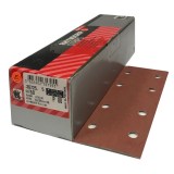 Indasa Rhynogrip RED Line klittenband Strips 70 x 198mm met 8 gaten 50 stuks