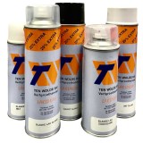 Spuitbus blanke lak in helderheidsgraad GLANS, ZIJDEGLANS of MAT  transparante lakspray naar keuze met keuze uit diverse types spuitmonden