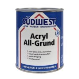 Sudwest ACRYL watergedragen Allgrund U51 grondverf voor hout en hechtlaag voor ijzer, zink, kunststof en aluminium per 750ml