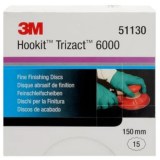 3M 51130 Trizact 443SA schuurmateriaal 150mm P6000 per 15 schijven