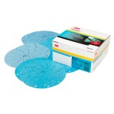3M 51120 Hookit Blue Coat Abrasive discs 325U 150 mm 15 gaten P500 per 100 schijven