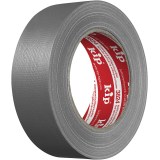 Kip 3824 Steenband niet verwijderbare eenvoudige steentape/ducttape voor eenvoudige werkzaamheden op stenen ondergrond zilverkleurig, zwart of wit