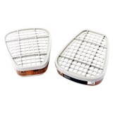 3M 06911 Actief koolfilter A1 per 2 stuks voor 3M 6000 en 7000 (waaronder 7501, 7502, 7503) masker - UIT VOORRAAD LEVERBAAR