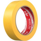 Kip 308 WASHI-TEC Premium Plus FineLine tape Washi temperatuurbestendig 120 graden geel yellow premium professioneel (indien uitverkocht ontvangt u de iets smallere opvolger Kip 3308)
