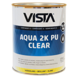 Vista Aqua 2K PU Clear transparante lak voor wanden en vloeren HOOGGLANS of ZIJDEGLANS per set