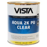 Vista Aqua 2K PU Clear transparante lak voor wanden en vloeren HOOGGLANS of ZIJDEGLANS per set inclusief verharder