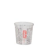 Colad bedrukte mengbekers 350 ml per 300 stuks in kartonnen doos