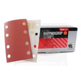 Indasa Rhynogrip RED Line klittenband Strips 81x133mm voor RTS 400 en LE 71/21 met 8 gaten 50 stuks