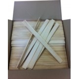 Houten verfroerders roerhoutjes 400 x 28 x 4mm onbedrukte mengspatels per 500 stuks