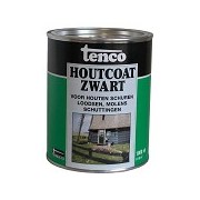 Touwen Tenco Houtcoat Zwart