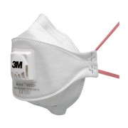 3M 09332+ Auro fijnstofmaskers met uitademventiel Klasse FFP3 met elastieken achter het hoofd - per doos van 10 stuks