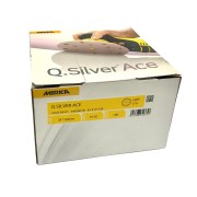 Mirka Q.Silver Ace schijven 150 mm MH met 8 + 6 + 1 + 22 gaten of multi-hole 121 gaten per 100 stuks