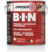 ZINSSER® B-I-N sneldrogende hoogdekkende grondverf voor binnen en buiten om na 45 minuten hardnekkige vlekken over te schilderen