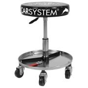 CARSYSTEM Universeel stoeltje met gasveer en 5 wielen
