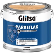 Glitsa watergedragen parketlak voor houten parketvloeren PT eiglans of PT mat per 2,5 liter