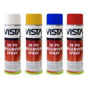 Vista 2K PU spuitbus wegenverf  spray voor lijnmarkering 500ml - aantrekkelijke staffelprijzen