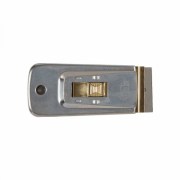 Colad glasschraper metalen glasreiniger met 5 reservemesjes