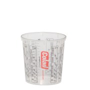 Colad bedrukte mengbekers 700 ml per 300 stuks in kartonnen doos