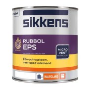 Sikkens Rubbol EPS halfglanzende overgrond- en aflak ineen voor niet-maatvast werk buiten 1000 ml / 2500 ml