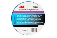 3M 50880 Quick Connect dubbelzijdige Ultrafine Blauw SE  Poets Wafelpad 150 mm