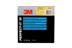 3M 50488 PERFECT-IT III GEEL WAFELPAD COMPOUND 150mm per 2 stuks