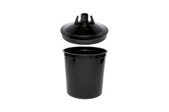 3M 50730 PPS Binnenbeker Standaard 650ml & deksel inclusief 125 micron filter UV zwart voor watergedragen per 50 stuks