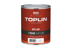TOPLIN #1540 AFLAK SATIJN standverf op lijnolie basis  (voorheen Aquamarijn Toplin Aflak Zijde)