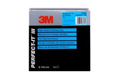 3M 50388 ULTRAFINE WAFELPAD 150mm 150mm BLAUW per x 2 pads