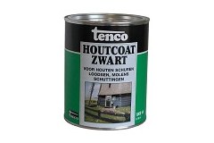 Touwen Tenco Houtcoat Zwart