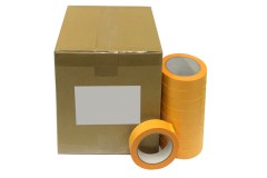 Yellow Gold Masking paperrice Washi-tape 9mm, 19mm, 25mm of 38mm breed per doos