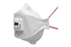 3M 09332+ Auro Extra Comfortabele professionele fijnstofmaskers met uitademventiel Klasse FFP3 met elastieken achter het hoofd - per doos van 10 stuks