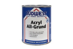 Sudwest ACRYL watergedragen Allgrund U51 grondverf voor hout en hechtlaag voor ijzer, zink, kunststof en aluminium per 750ml