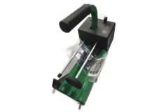 Groene extra stevige plamuur cartouche plamuurdispenser o.a. voor renovatiepasta