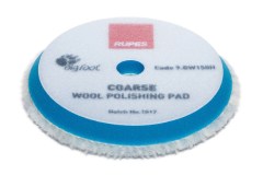 RUPES klittenband wollen pad 130/145 mm COARSE (blauw) voor RUPES LHR12/LHR15ES/LHR15III poetsmachine