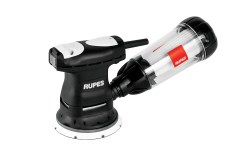 RUPES LR 71TE excentrisch roterende handpalm 125mm met Ventury met snelheidsregeling - NIEUWSTE MODEL + GRATIS STAALMEESTER ONE ronde kwast voor watergedragen lak