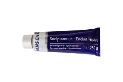 Jansen SNELPLAMUUR (voorheen Ahrweitex Schnellspachtel) tube 250 gram - ORIGINELE JANSEN SNELPLAMUUR