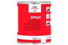CARSYSTEM 127.978 Spray 1,5kg (opvolger van Ferro spray Spuitplamuur 1450g met 50g verharder)