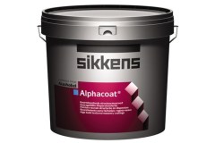 Sikkens Alphacoat kwartshoudende matte structuurverf voor buiten lichte kleur uit wit