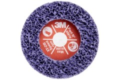 3M 05816 Clean & Strip XT Purple schijven met fiber onderlaag 115 x 22mm per stuk
