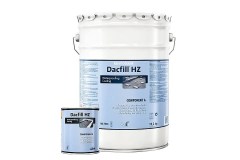 MATHYS DACFILL HZ naadloze 2-componenten elastische coating voor platte bitumen daken 20 kg set