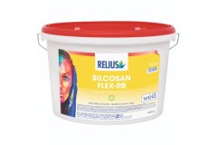 RELIUS Silcosan Flex-RB zeer elastische scheuroverbruggende muurverf met geringe vuilaanhechting per 3 liter of 12,5 liter