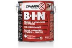 ZINSSER® B-I-N sneldrogende hoogdekkende grondverf voor binnen en buiten om na 45 minuten hardnekkige vlekken over te schilderen