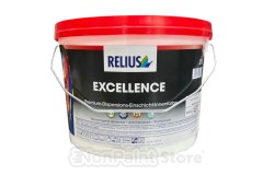 RELIUS EXCELLENCE volkomen matte anti-bacteriële reinigbare Duitse muurverf met speciale zilverionen voor o.a. keukens, woonkamers, hal en kinderkamers in RAL, NL (o.a. Rijks) en UK kleuren per 3 liter