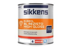 Sikkens Rubbol BL REZISTO HIGH GLOSS huidvetvaste watergedragen hoogglanslak 1000 ml / 2500 ml